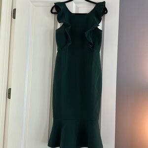 Hunter Green Cocktail Dress